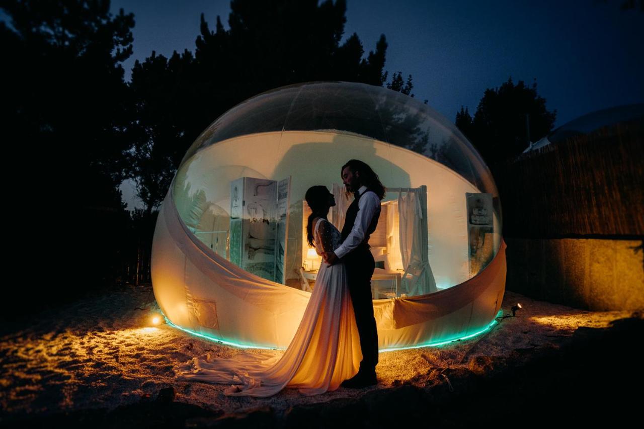 Burbujas Astronomicas Albarari Sanxenxo Otel Dış mekan fotoğraf