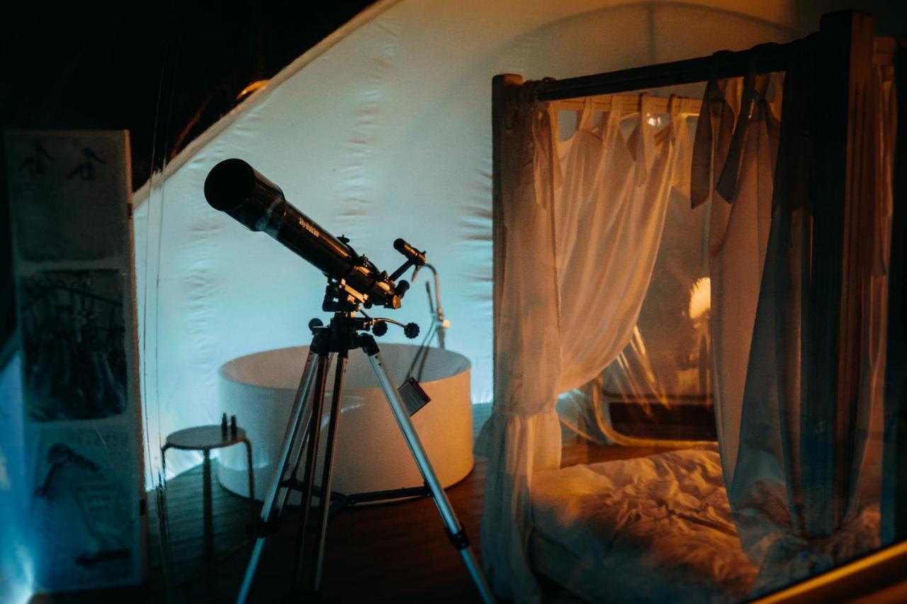 Burbujas Astronomicas Albarari Sanxenxo Otel Dış mekan fotoğraf