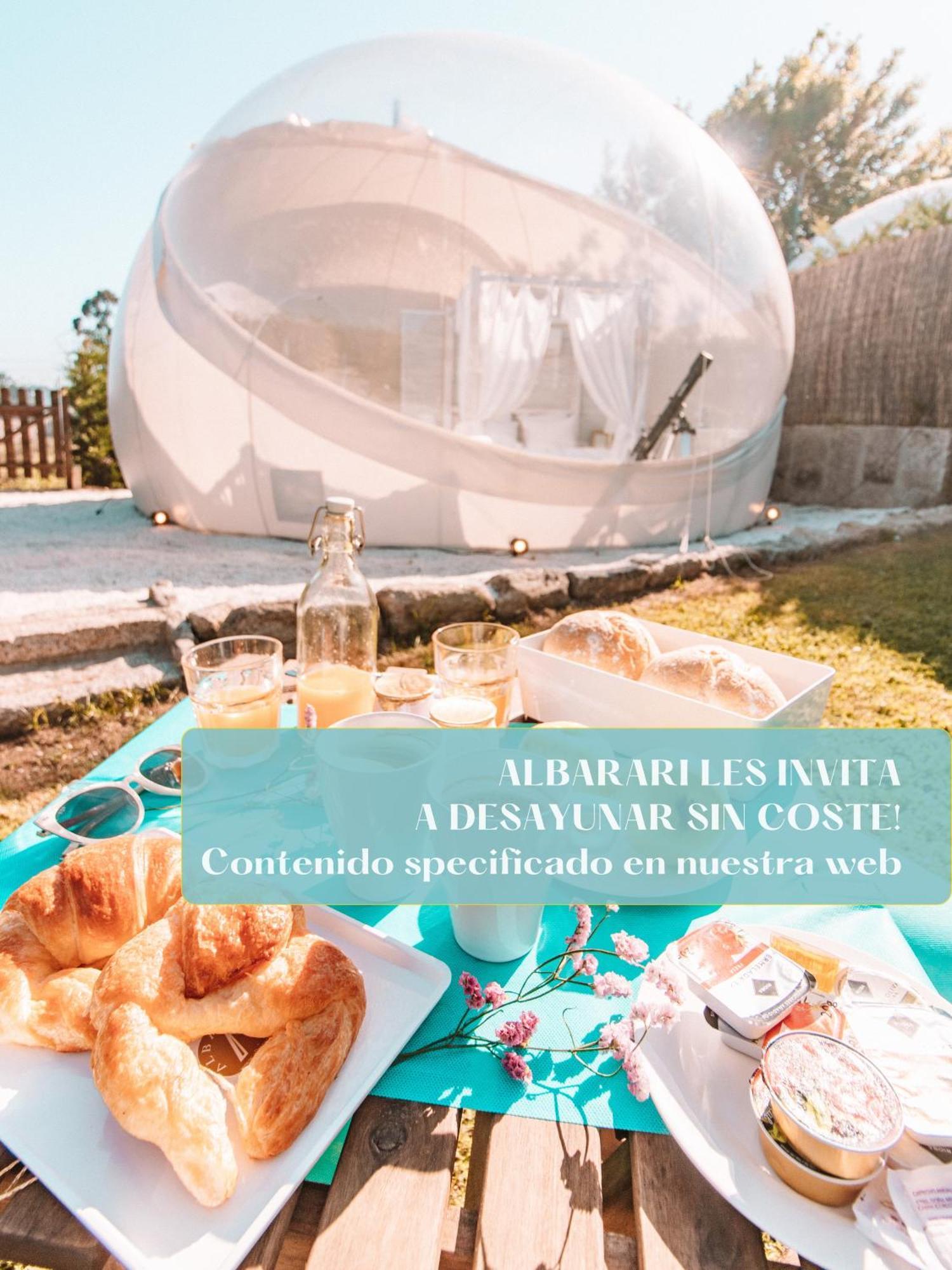 Burbujas Astronomicas Albarari Sanxenxo Otel Dış mekan fotoğraf