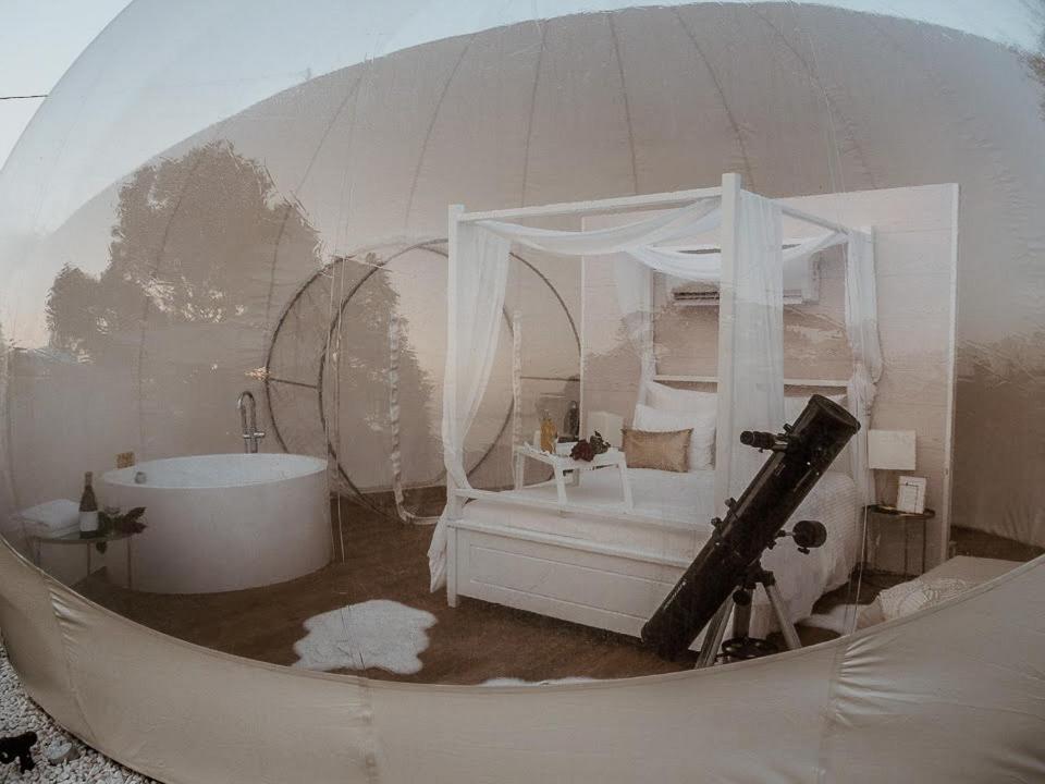 Burbujas Astronomicas Albarari Sanxenxo Otel Dış mekan fotoğraf
