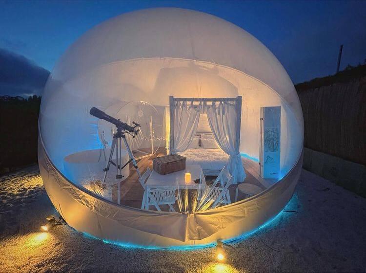 Burbujas Astronomicas Albarari Sanxenxo Otel Dış mekan fotoğraf