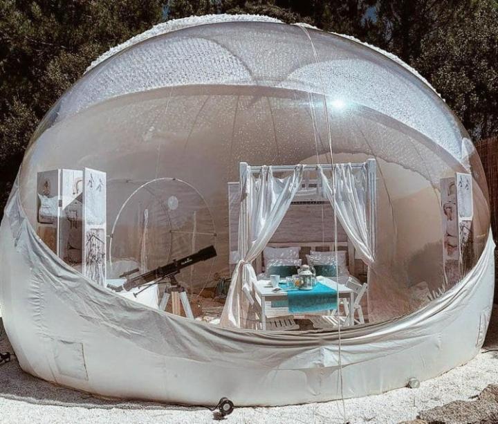 Burbujas Astronomicas Albarari Sanxenxo Otel Dış mekan fotoğraf