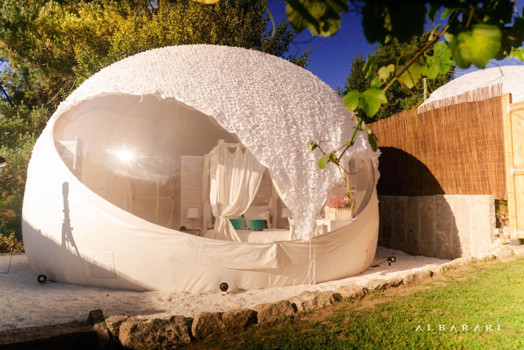 Burbujas Astronomicas Albarari Sanxenxo Otel Dış mekan fotoğraf
