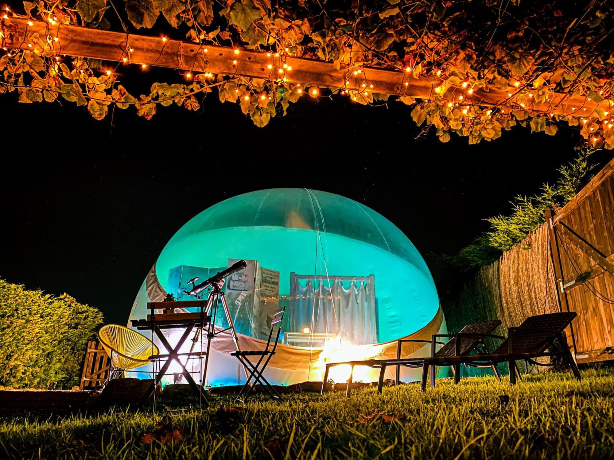 Burbujas Astronomicas Albarari Sanxenxo Otel Dış mekan fotoğraf